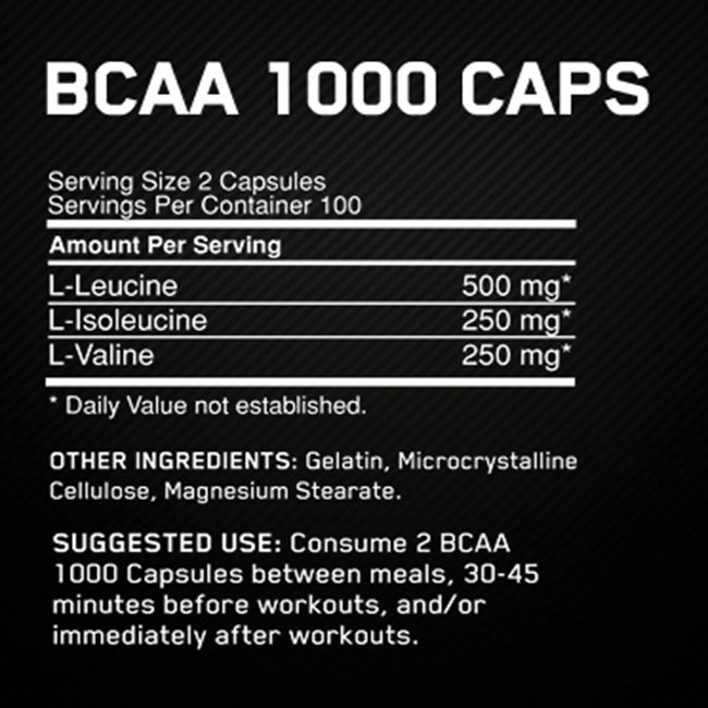 Optimum BCAA 1000 200 Viên Optimum BCAA 1000 200 Viên