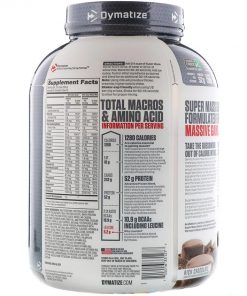 Dymatize super mass gainer 6lbs Nutrition Facts